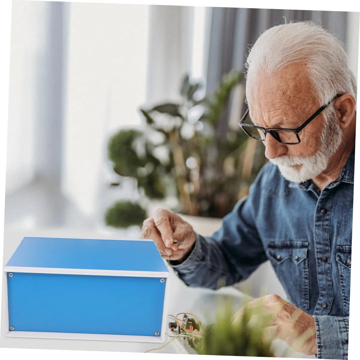 Cabilock Aluminium Elektrokasten Wetterfestes Gehäuse Für Elektronikprojekte Vielseitige Transportbox Für Elektrische Geräte Einfache Installation Langlebig
