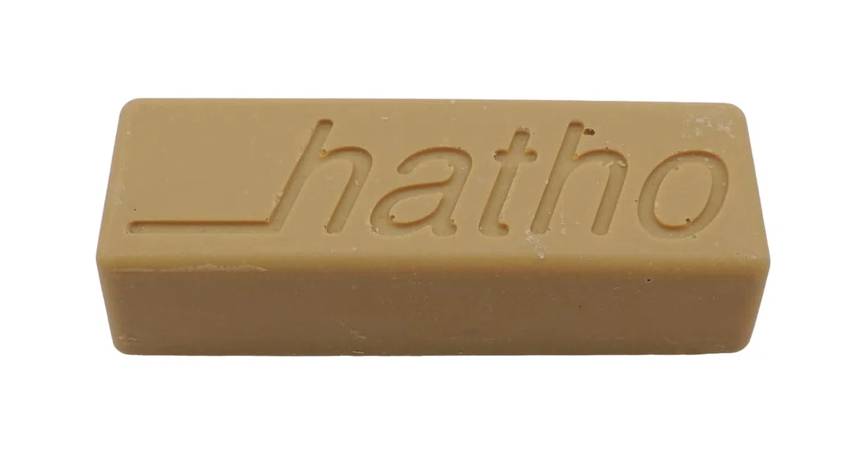 KD89 Hatho Polistar Solid Polierpaste - Pain zum Vorpolieren, Finieren, Superfinish auf Edelmetallen, Nicht-Edelmetallen, Harzen und Verbundwerkstoffen (Beige)