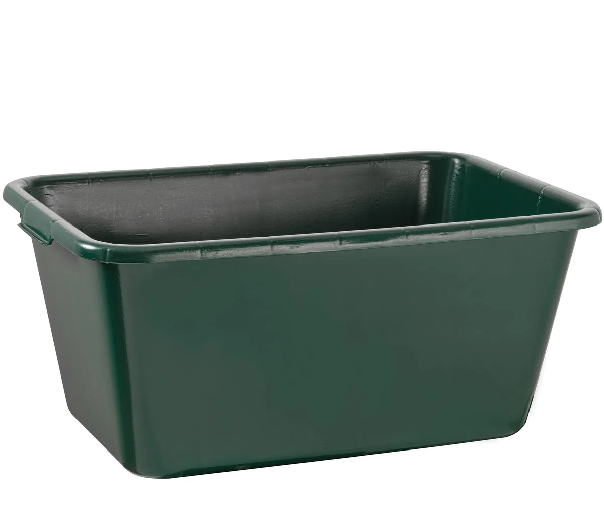 Futterwanne 65 Liter Wassertrog Wasserbottich Pferd Wildwanne Grün Robust | BURI, lebensmittelecht, Kunststoffwanne, Pferdetränke, Jagdwanne, Tierhaltung, Garten, langlebig, vielseitig, groß