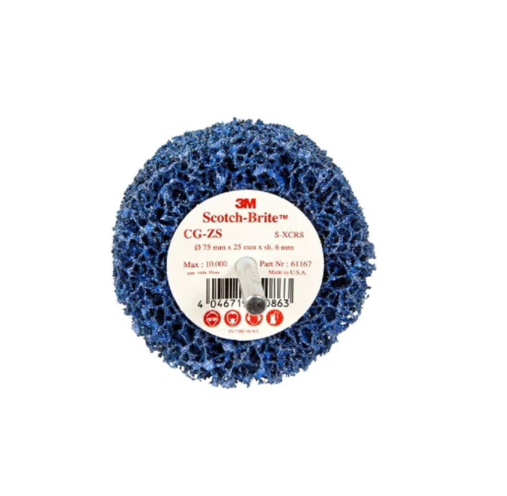 Scotch-Brite Grobreinigungsscheibe CG-ZS, 150 mm x 25 mm x 8 mm, S XCRS
