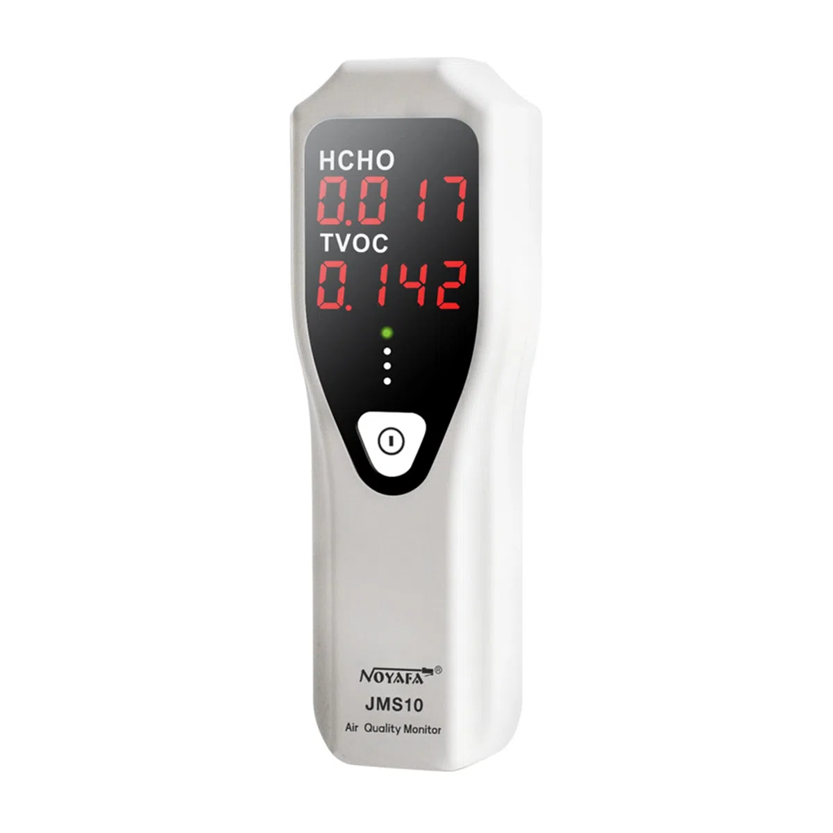 Irfora Tragbarer Formaldehyd-Detektor Raumluftqualitätsmonitor HCHO und TVOC-Monitor mit akustischer Alarm-LED-Anzeige für HVAC-Heimsysteme