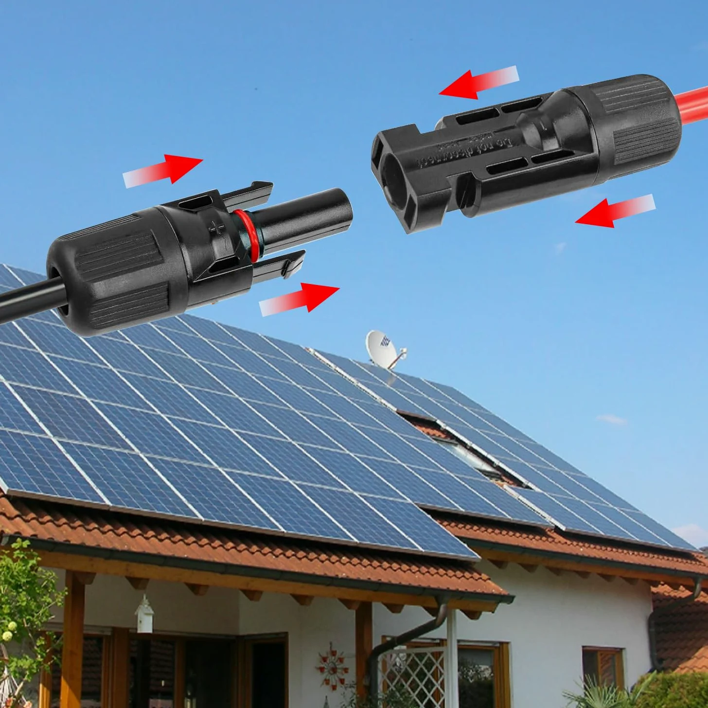 10m 30ft balkonkraftwerk verlängerungskabel 6mm2 solarkabelKabel vIP67 erlängerung solar photovoltaik pv Module außen solarpanel solarstecker Kabel mit Photovoltaikanlagen