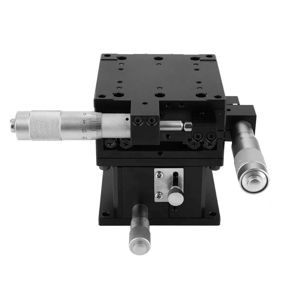 Semxyz 80 Xyz Linearbühne Trimmplattform Lager Feinabstimmung Schiebetisch 80 * 80 Mm Industriebedarf Lineare Bewegliche Teile