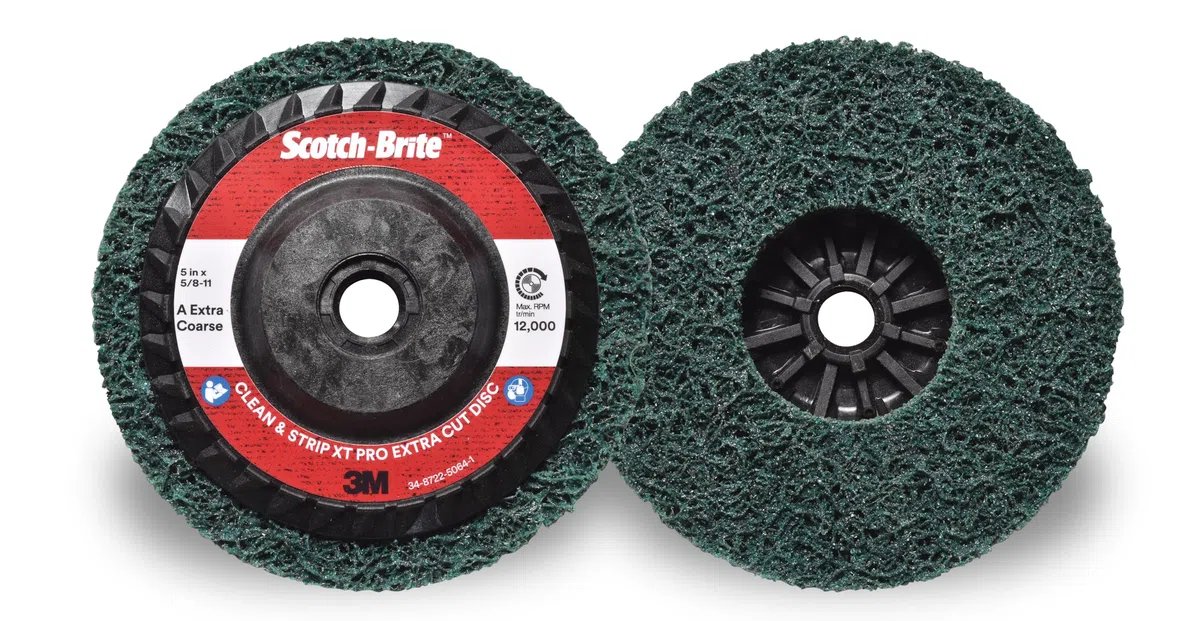 Scotch-Brite Grobreinigungsscheibe XT-RD Pro Extra Cut, 125 mm x 22 mm, A XCRS, M14-Gewinde