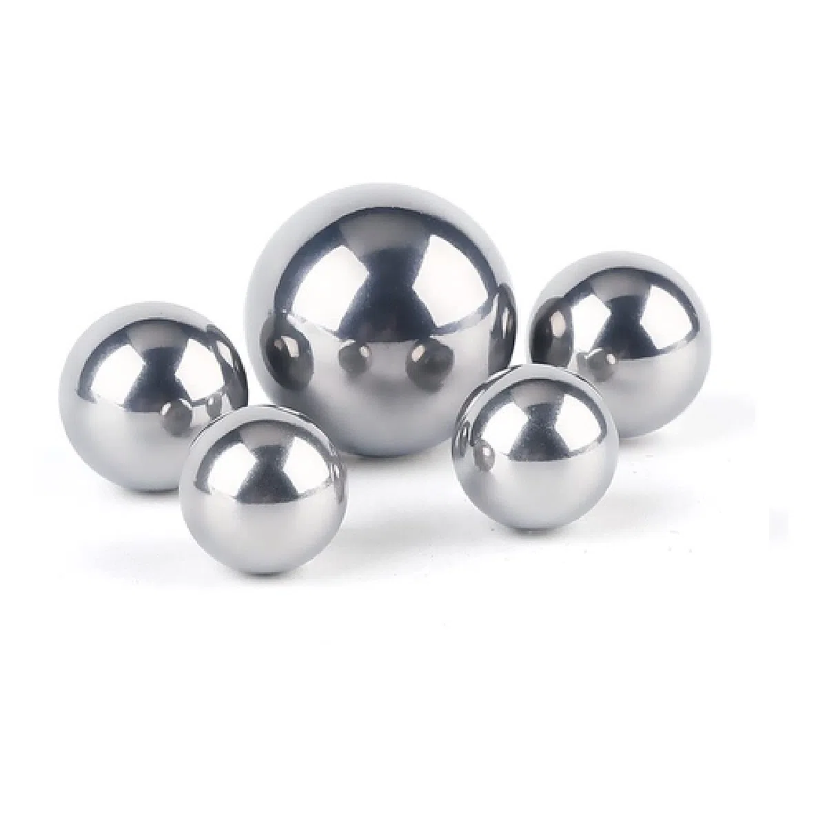 43 mm Durchmesser, [2 Stück] 304 Edelstahlkugel, Präzisionsstahlkugel, Stahlkugel, Stahlkugel, glänzende Stahlkugel, Kugel, massive Stahlkugel