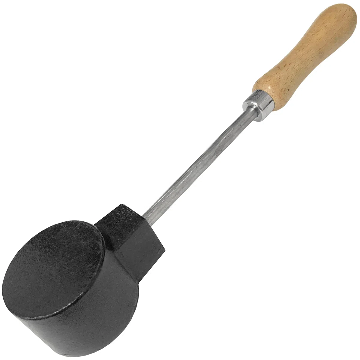 Schmelztiegel mit Schmelzgriff aus Gusseisen, Gold- und Silberfarben, Mixwerkzeug