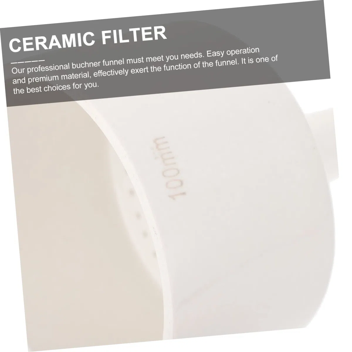 iplusmile Filter Trichter Lebensmittelsieb Filterwerkzeuge Futtertrichter Mit Großer Öffnung Keramik ware Keramik Filter Buchner für or 1Pc Filtertrichter Flüssigkeitstrichter