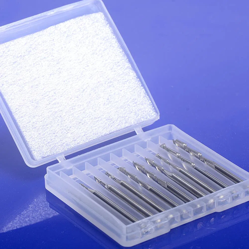 EU_HOZLY Fräser für Holzarbeiten, Durchmesser 1 mm, 1,5 mm, 2,0 mm, 2,5 mm, 3,175 mm, Hartmetall-Kugelkopffräser, CNC-Gravierfräser