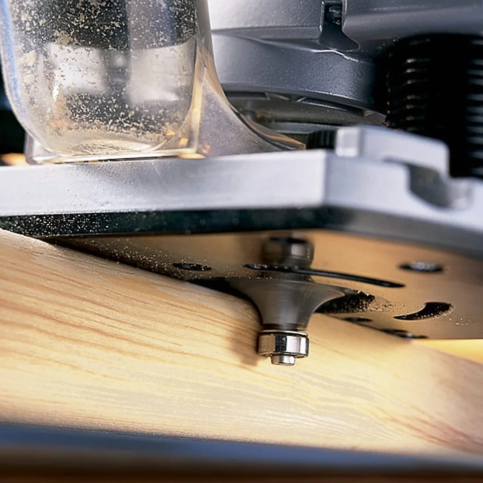 Bosch 1x PRO Abrundfräser (für Weichholz, Hartholz, Ø 25,4 mm, Professional Zubehör Handfräse, Kantenfräse) (Packung mit 2)
