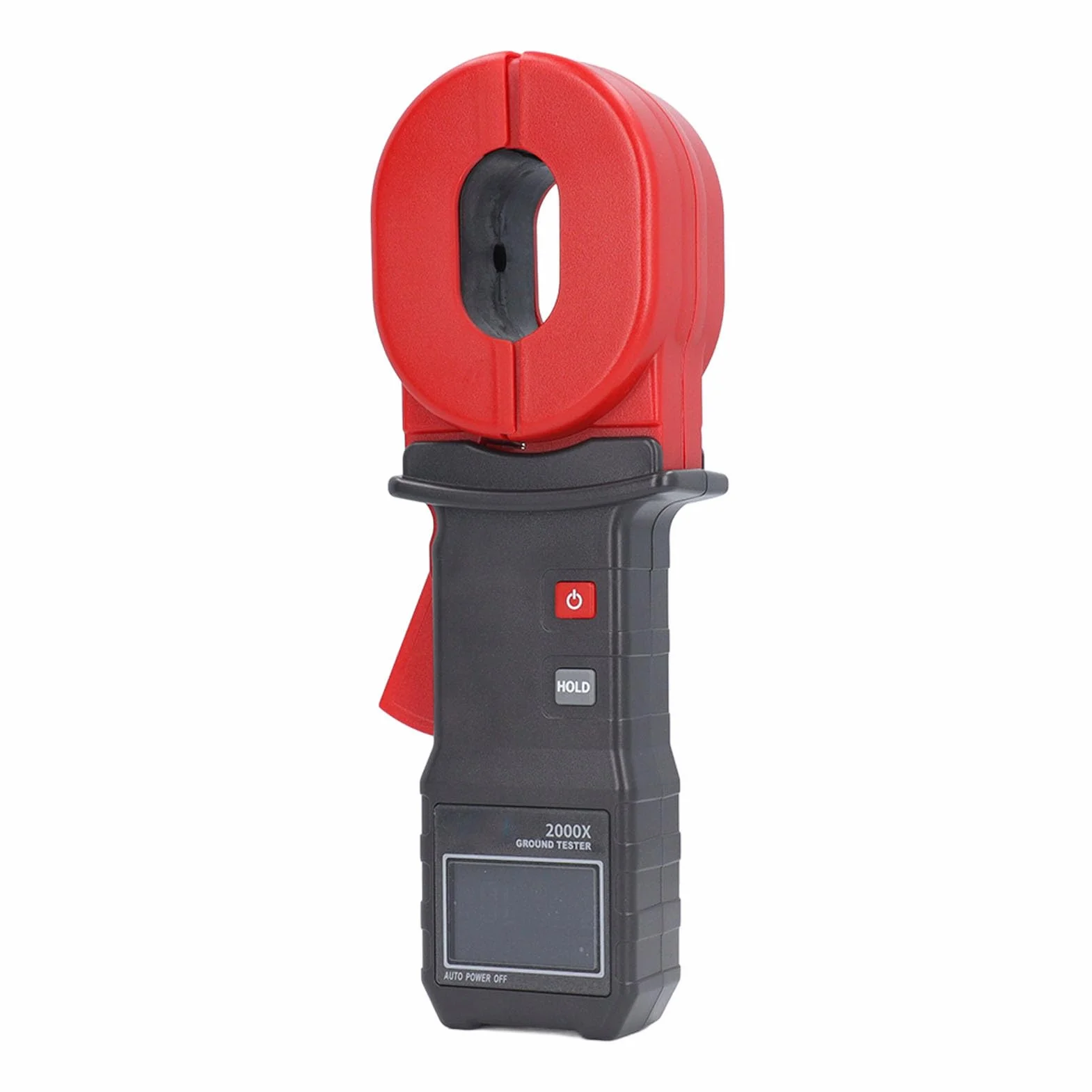 LCD Clamp Earth Tester, Digitaler Widerstandsmesser Display 0,01~500 Ω Erdungsmesszange Messgeräte Automatisch Ranging