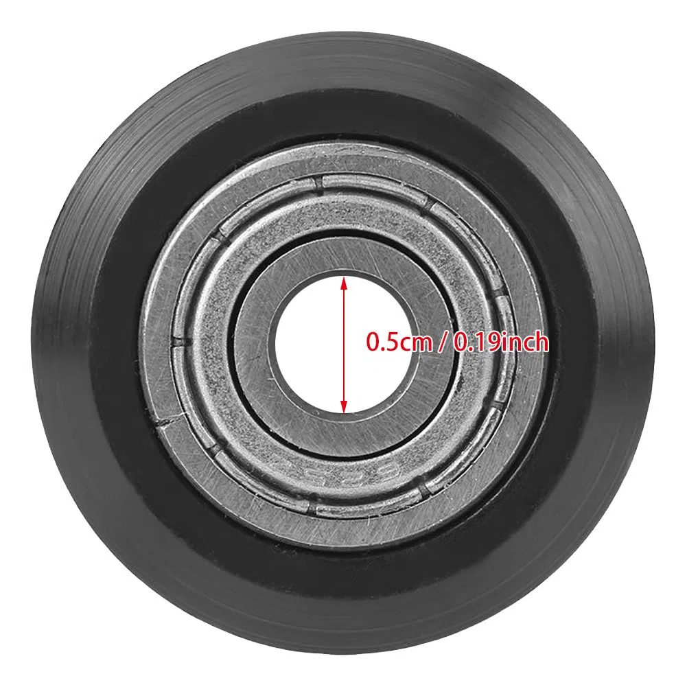 V-nut Kugellager, 20 Stücke Miniatur POM V-Nut Kugellager Set für 3D-Drucker CNC-Maschinen usw, Lager 625,Innendurchmesser 5 mm,Verschleißfest