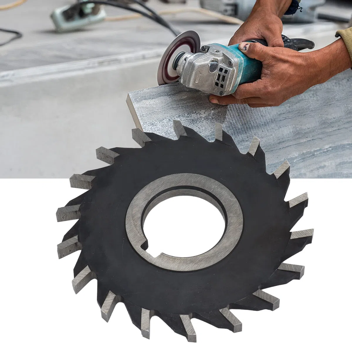 Evolventenzahnradfräser Scheibensatz Fräswerkzeug Fräser Evolventenzahnradfräser HSS Scheibenfräser 32mm Innenbohrung 100x6mm,Fräser
