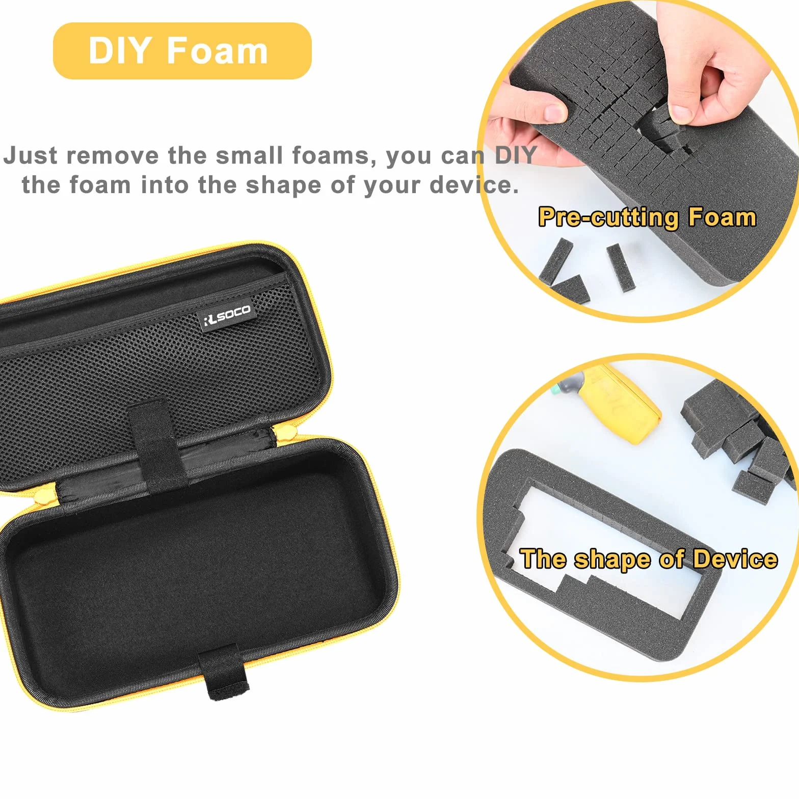 RLSOCO Tasche für FLIR TG267/TG165-X/TG298/TG297/TG275/TG268 Wärmebildkamera (Nur Tasche)