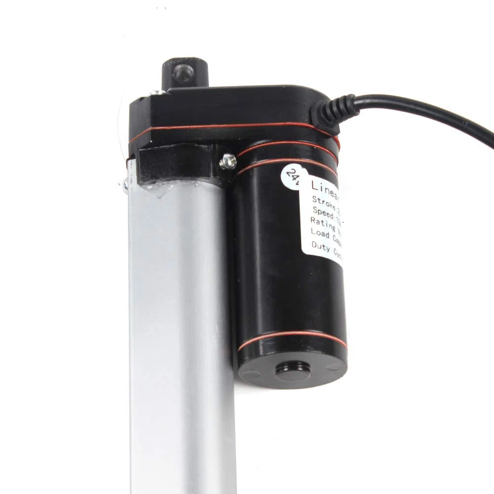 Elektrischer Linearantrieb, Wasserdicht Linearantrieb 200 Mm Hub DC 24 V, 1000N-1500N Mini-Linearaktuator für Schrank, Fensteröffner, Türöffner, Home Automation