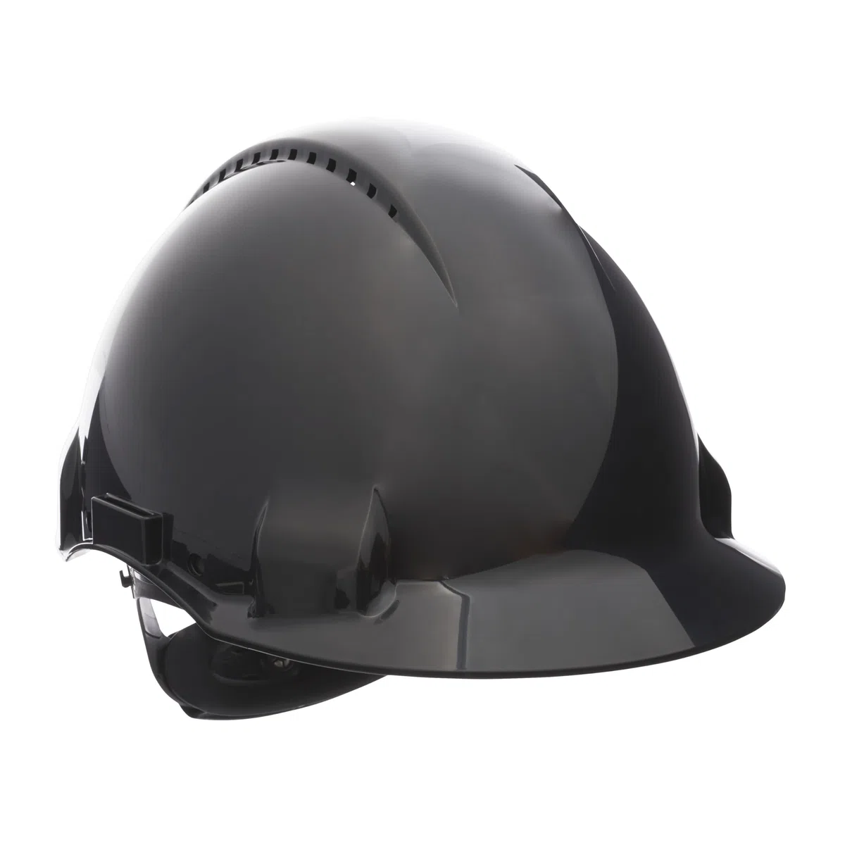 3M Schutzhelm, Uvicator, Ratschenverschluss, belüftet, Kunststoffschweißband, Schwarz, G3000NUV-SV