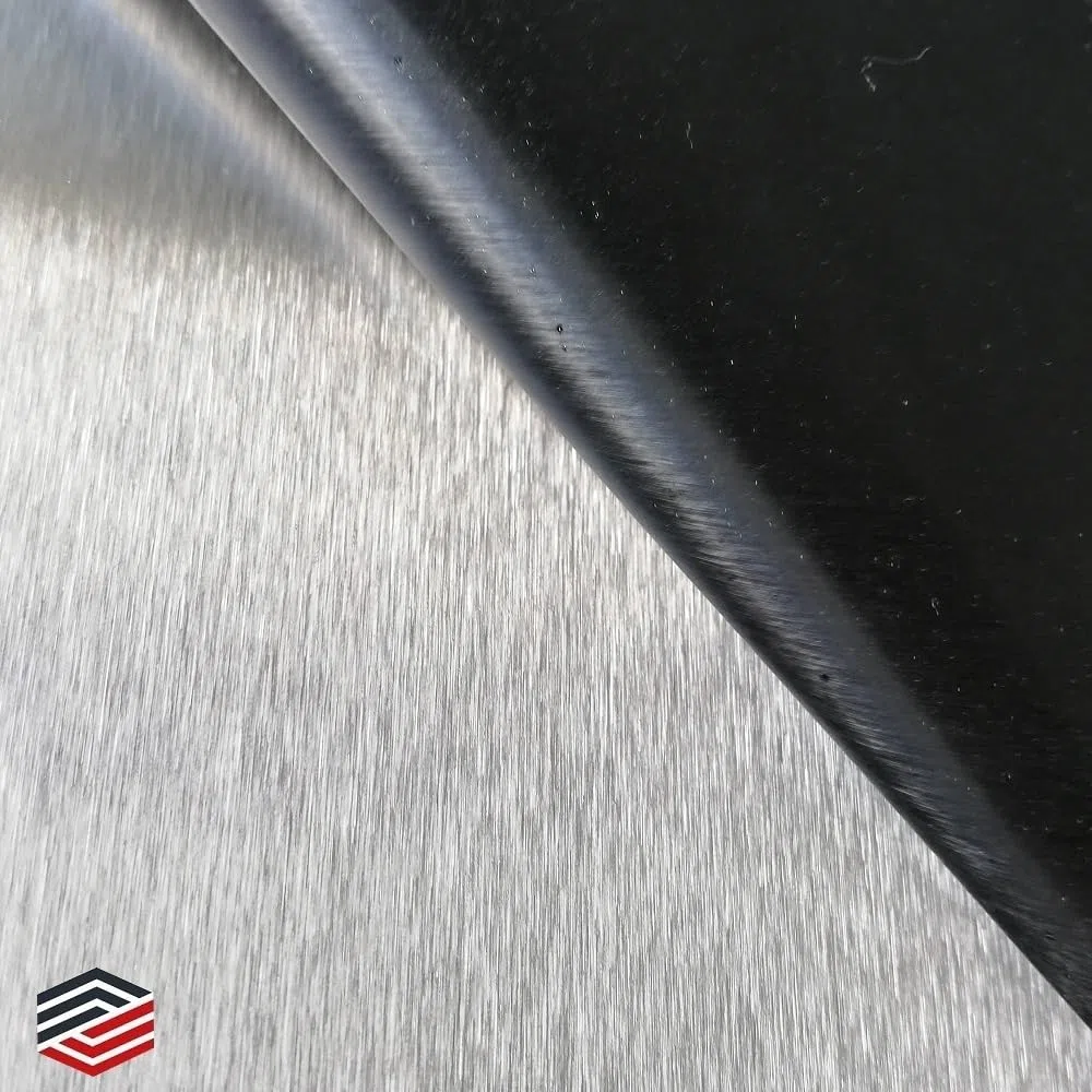 profile-metall Edelstahl Blechstreifen K240 geschliffen, 90 mm x 2000 mm x 1,0 mm, V2A, für Innen- und Außenanwendungen
