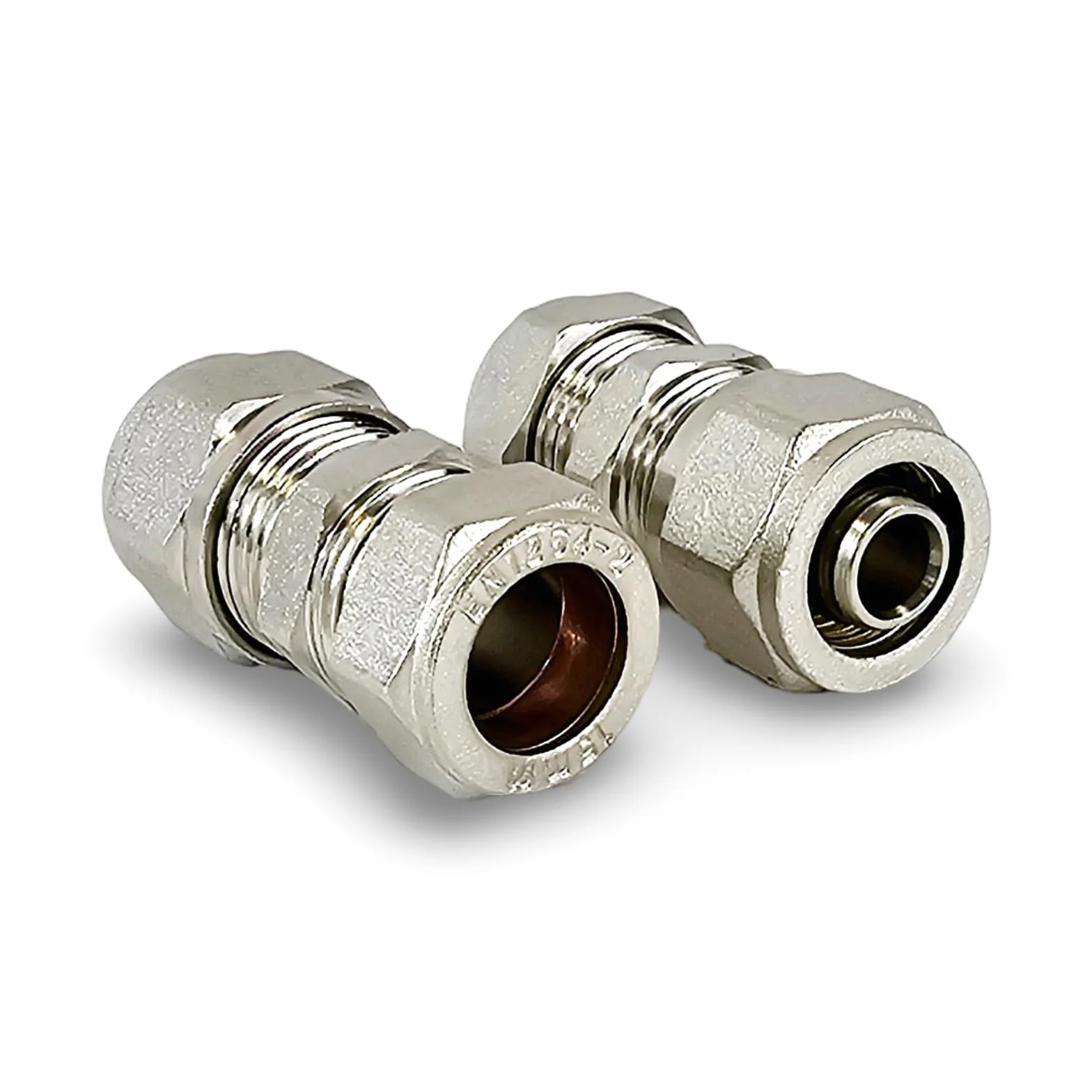 15mm -16mm (Cu-PEX) PEX PE-X Kupferklemmkupplung 5 Stück