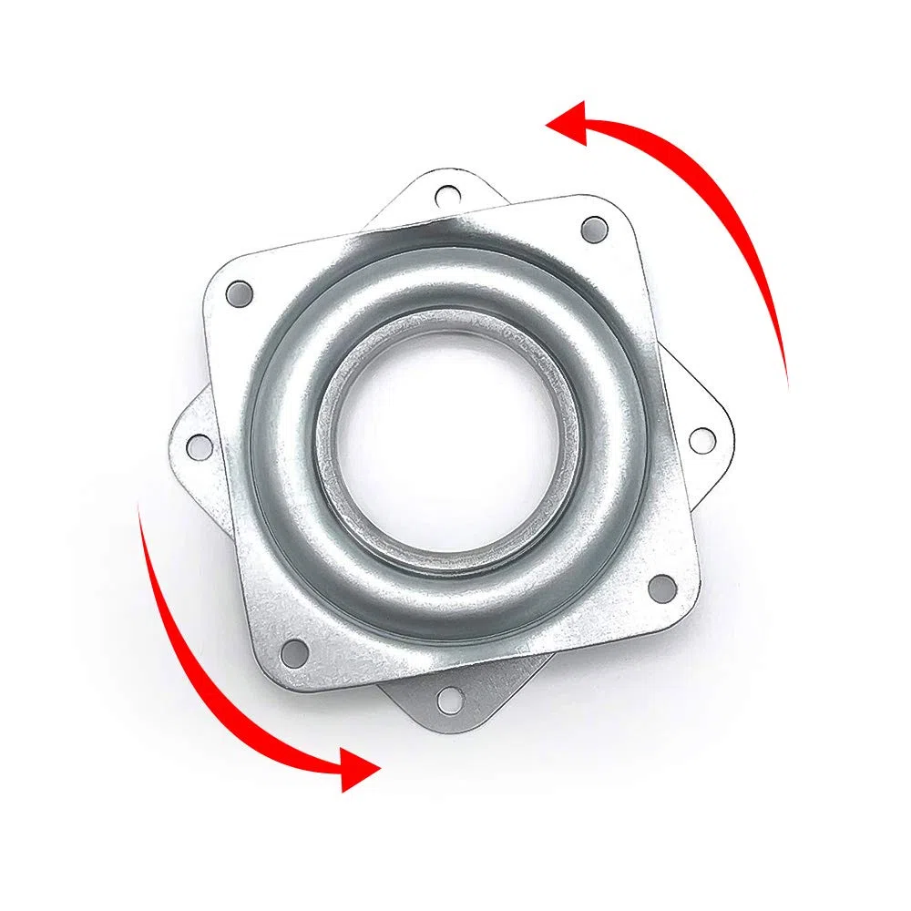 4 Stück Lazy Susan Drehlager 360 Grad Drehteller, für Anzeigen-Regal und Möbel (72x 72x 9mm)
