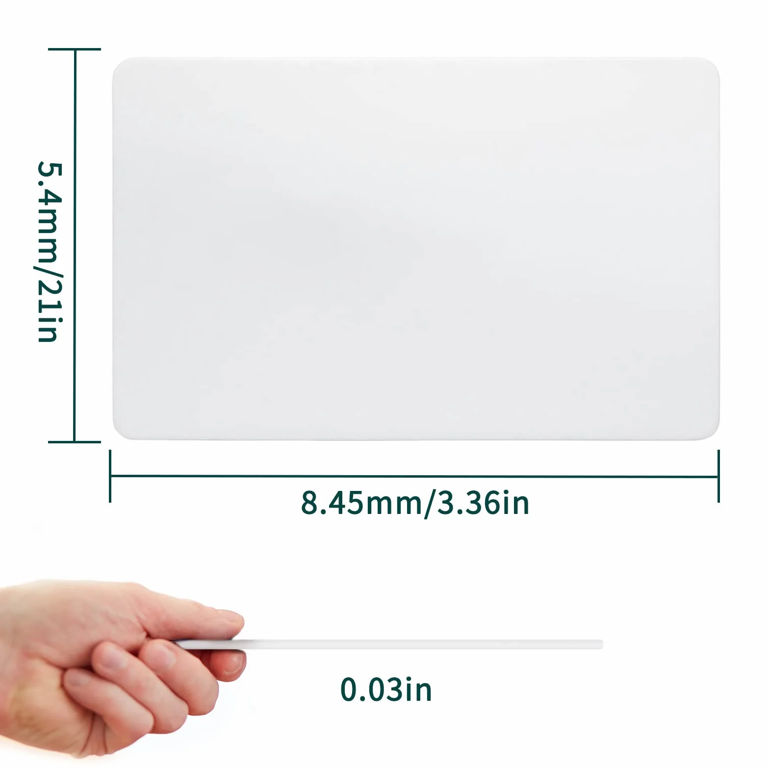 13,56 MHz Betriebsfrequenz RFID Karte EV1 4K Byte Speicher 7-Byte-UID Chipkarten (10)