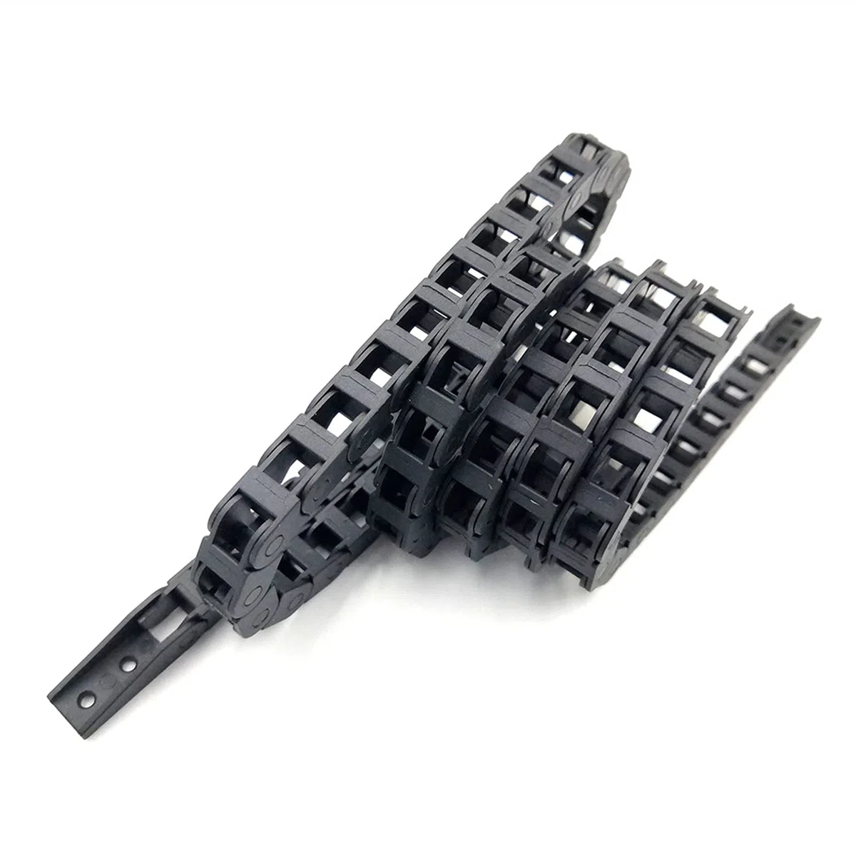 Energiekette Schleppkette 1 Meter 5x5mm Drahtträgerkabelschleppkette für CNC Router Graviermaschine Roller Kunststoffübertragungstanks Schleppkette DrahtträGer (Inner Size : 5X5 mm)