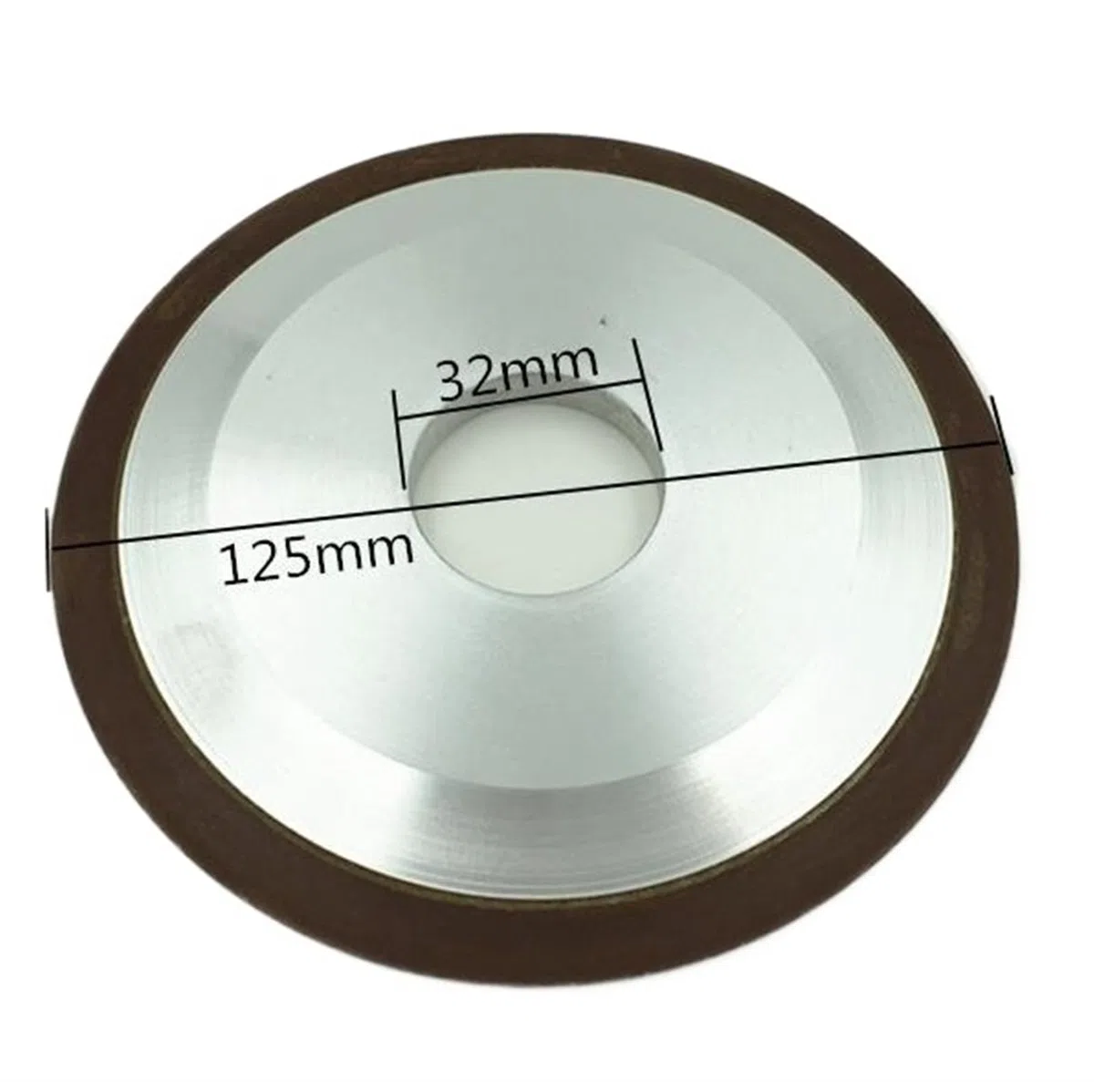 Generisch 75% 125 * 32 * 10 * 8mm PDX Grad Diamant Rad 125mm Rad Schneiden Galvani Sägeblatt Schleifen Disc Korn Dreh Werkzeug Bohrer(400)