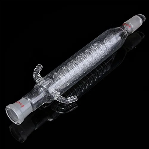 EsportsMJJ 200mm 24/29 Glass Coil Reflux Coiled Condenser Lab Laboratory Glassware