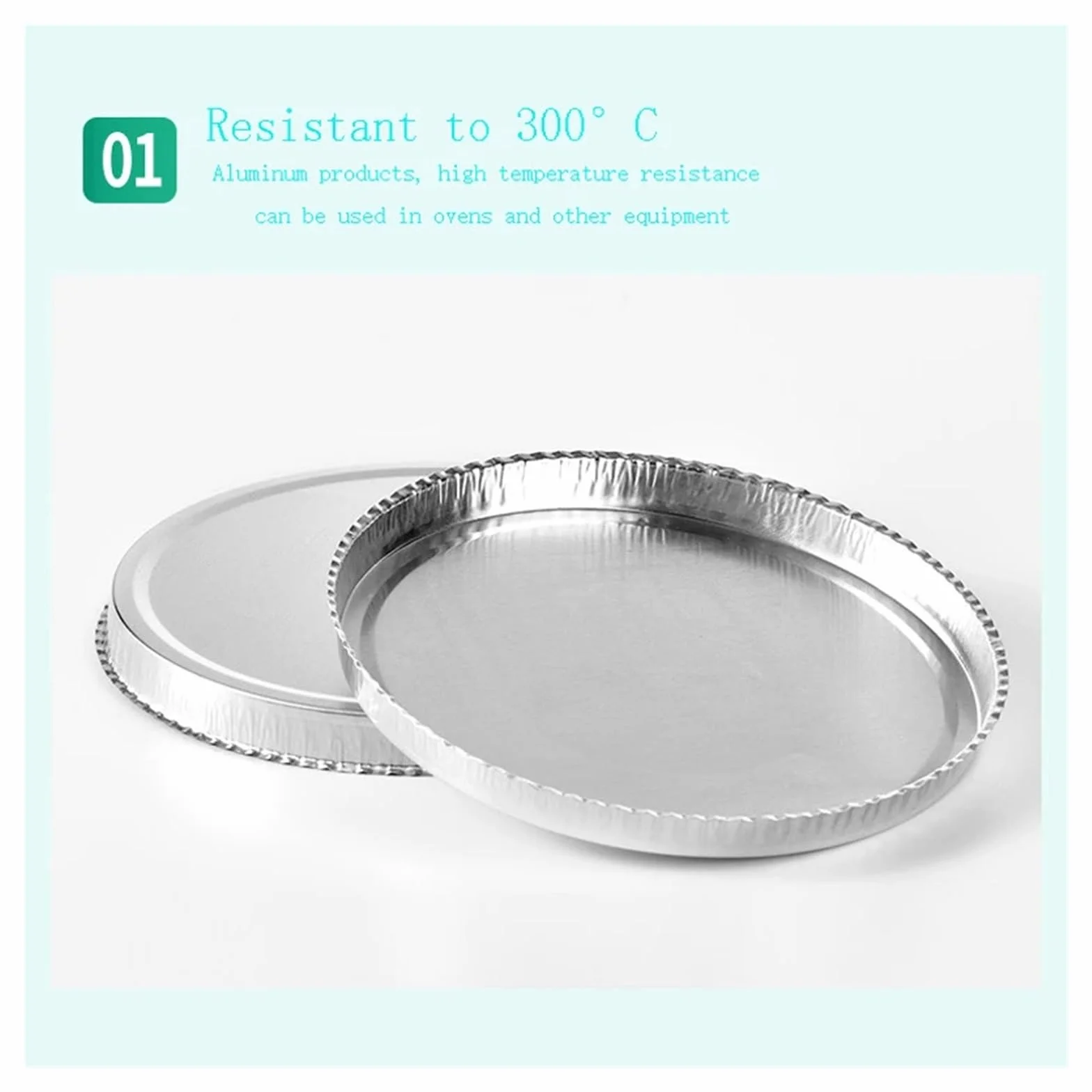Labor-Waageschale aus Aluminiumfolie, Feuchtigkeitsanalysator, Einweg-Probenschale, Durchmesser 50 Stück/Karton, 90 mm Robust und langlebig