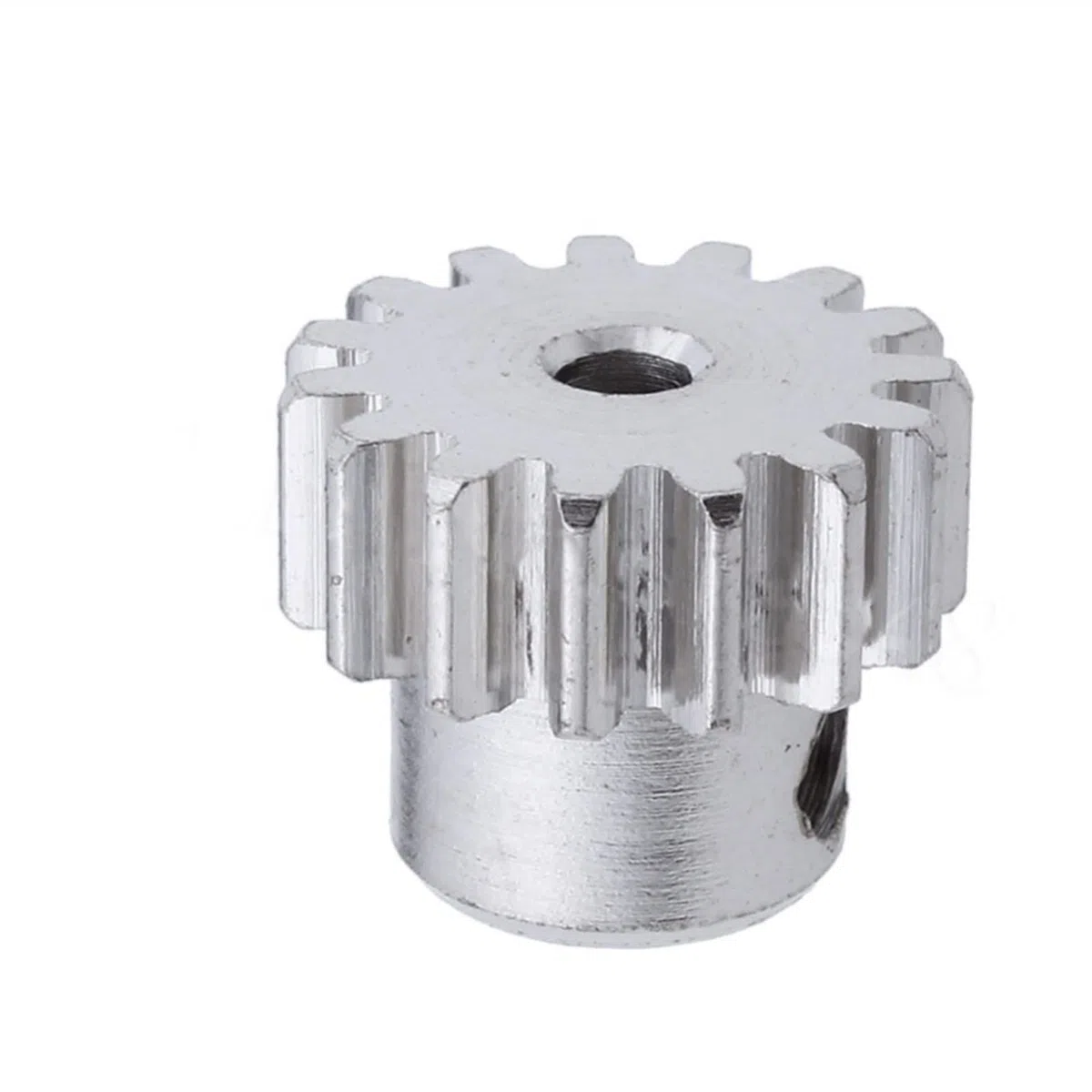 Ritzel-Zahnradsatz, Ritzel, 1 Stück, 15 Zähne, Stirnrad, 0,7 Modul, 15 T, Stahlmetall, Motorritzel, 2,2 mm Bohrungswelle, Motorstufen-Stirnrad, Bohrungswelle(Sliver)