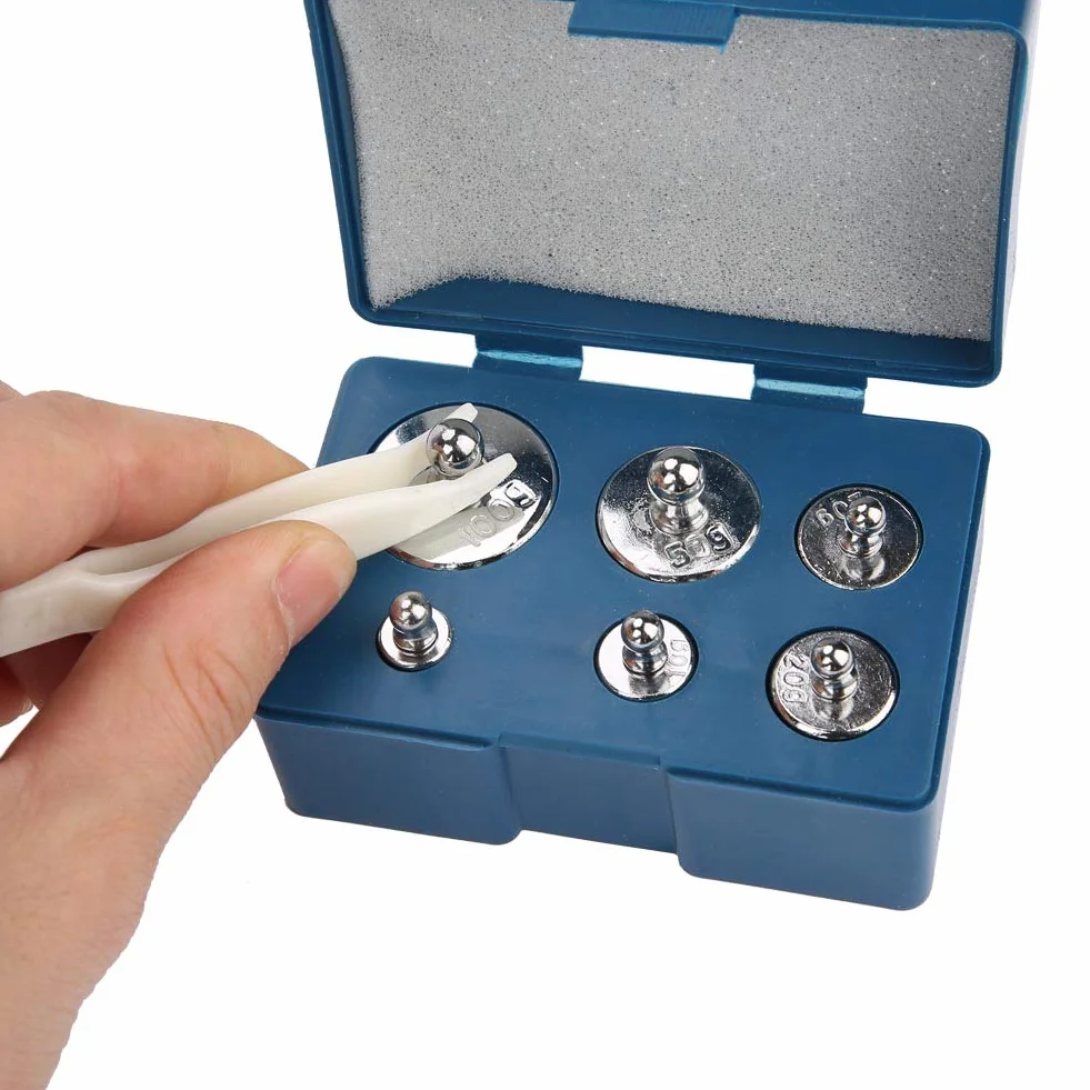 Balkenwaage, Waage mit Gewichten, 200 G/0,2 G, Mechanische Tablettwaage mit Gewichten, Labor-Lehrmittel für Chemische Physik, Dreifachbalkenwaage