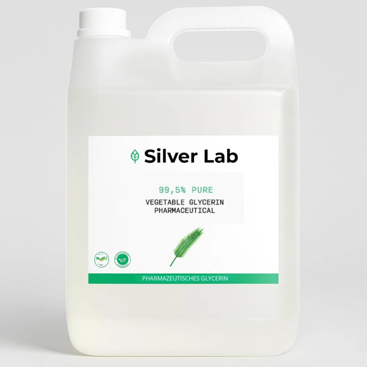 Glycerin 99,5% – Pharma Qualität, rein pflanzlich & vegan – transparent & geruchlos – 5 Liter Kanister – ideal für Kosmetik, Seifenherstellung & Hautpflege