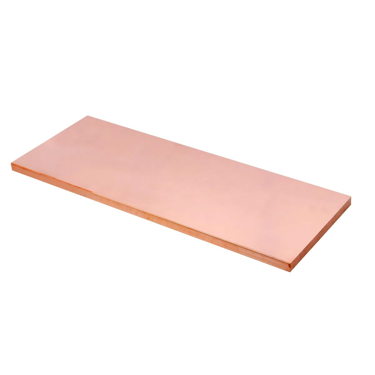 Kupfer-Flachstangen, 5 x 50 x 200 mm C110 Kupferstangenmaterial, Massives Kupferblech für Basteln, DIY, Elektro, Modellbau & Kunstprojekte-Weichgeglühtem