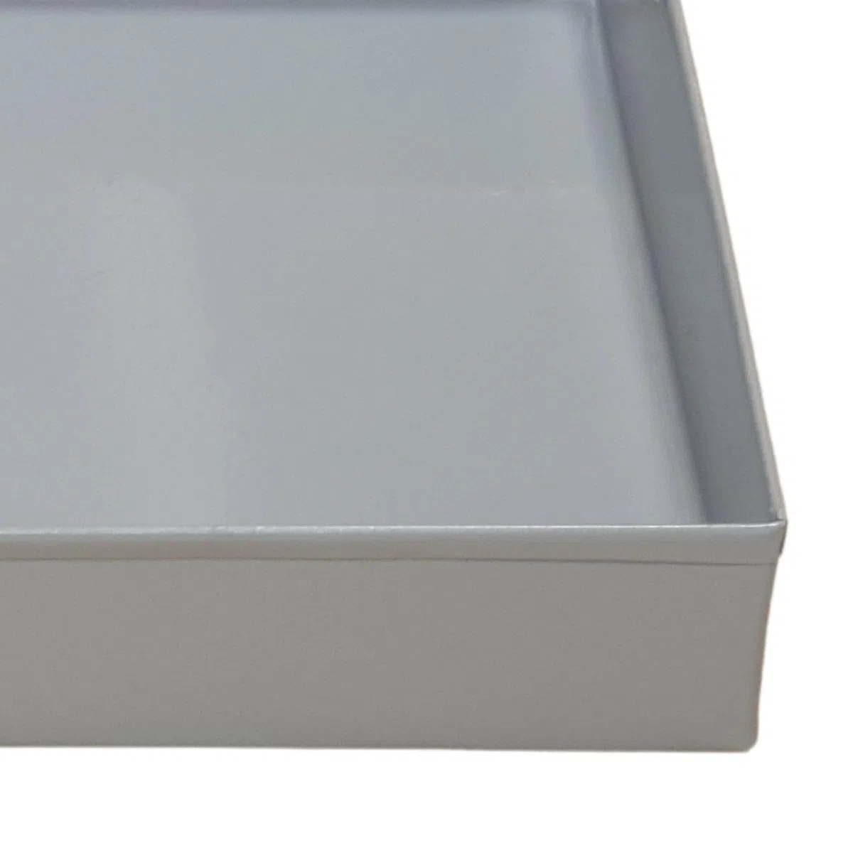 Marmorierwanne aus Metall – A4 & A3 | Marmorierbecken, Metallwanne, Tablett für Marmoriertechnik/Marbling Tray, Ebru Teknesi (DINA 4)