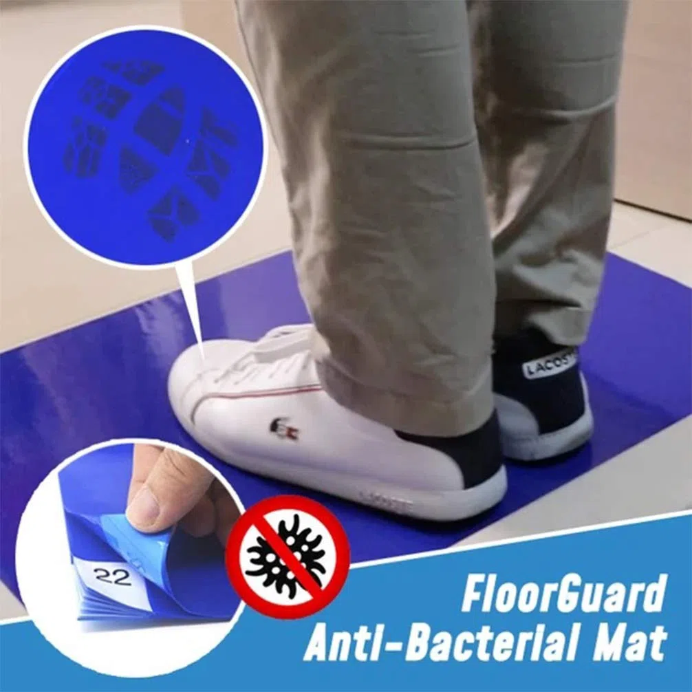 EXCEART Klebrige Matte für Den Reinraum Klebt Klebrige Matte Entfernt Staubschmutz Kleine Schmutz Bodenreinigung Klebriges Pad für Laborklinik Bürokliniken 90X60cm