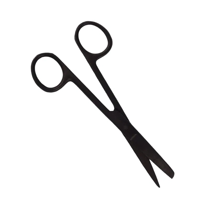 Krankenschwester scheren set "Matt Schwarz" – Verbandschere – Krankenpfleger scheren set – Schere Krankenschwester – erste-hilfe-schere – pflegekraft geschenk – pflegeschere - bandagenschere