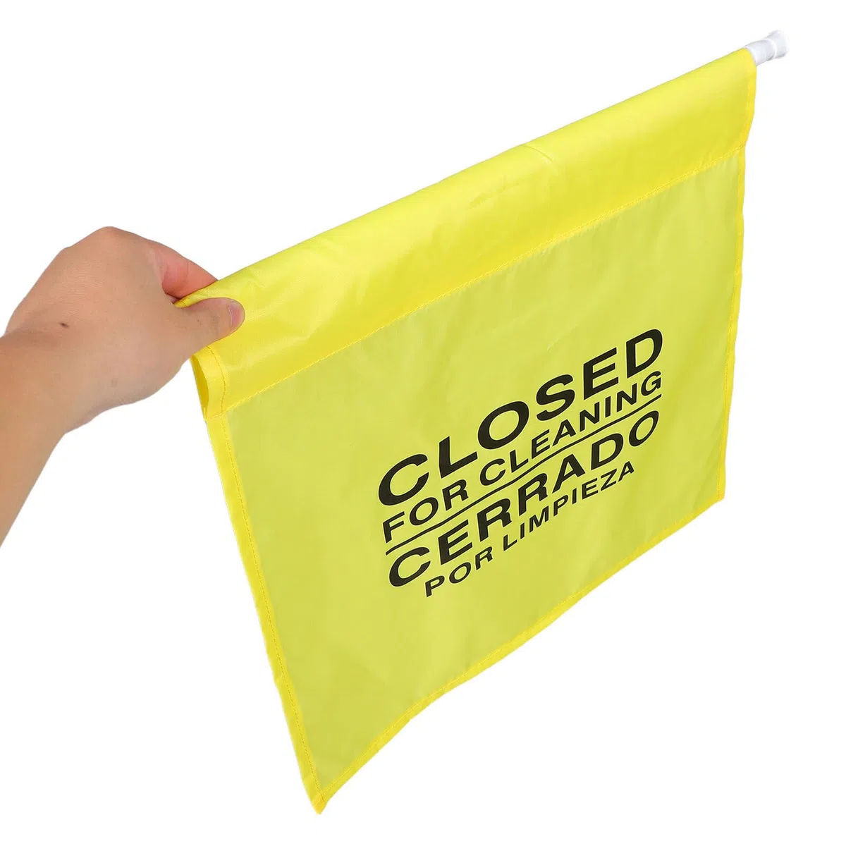 SHINEOFI Warnschild Reinigung Geschlossen Gelb Türschild aus Kunststoff 60x39cm Tragbar Einfache Montage für Gewerbliche Reinigungsbereiche und Eingänge