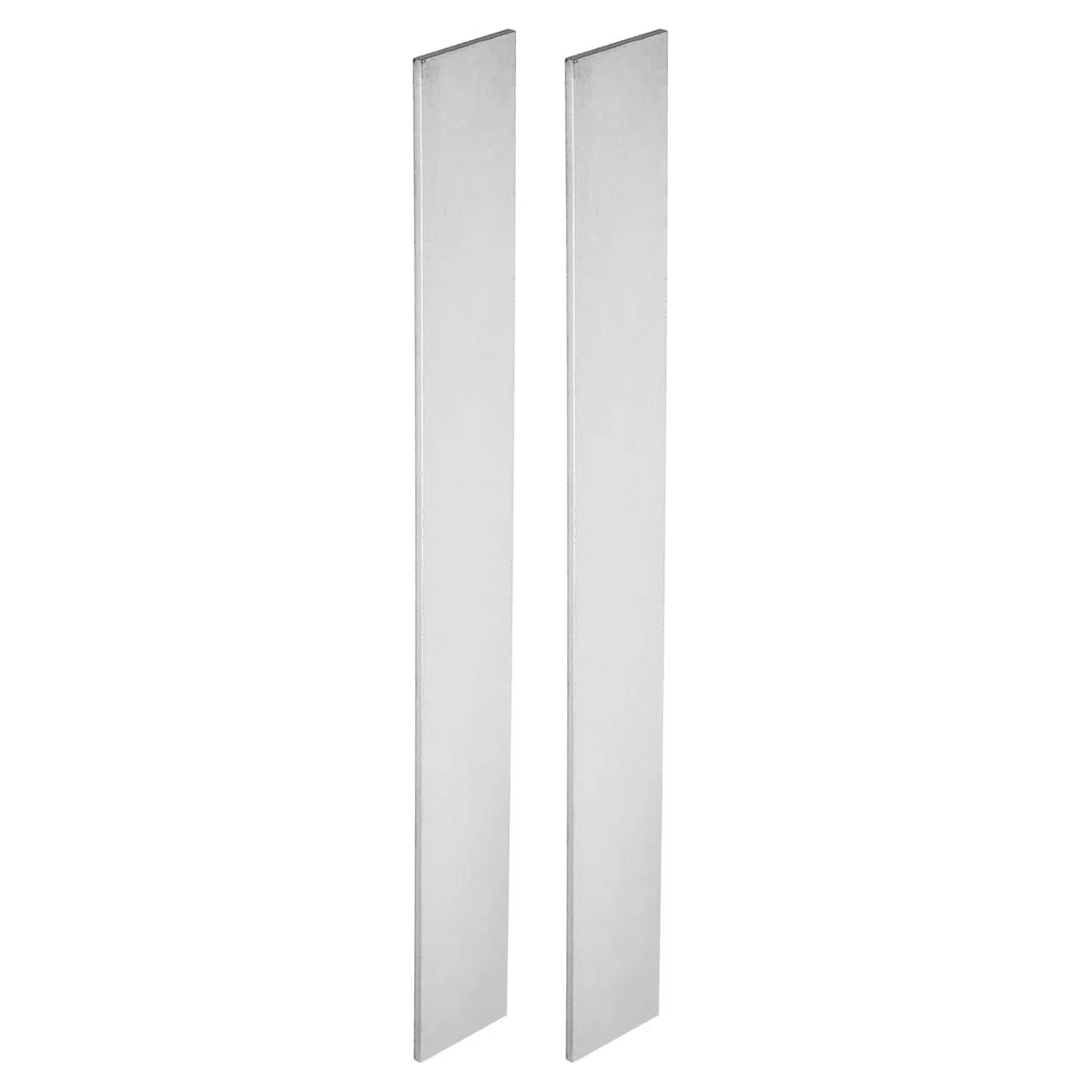 PATIKIL 2er-Pack 15N20-Stahl für die Messerherstellung, 12" x 1 1/2" x 1/8" Stahlblech für DIY-Blankblech, professionelle und Hobbynutzung