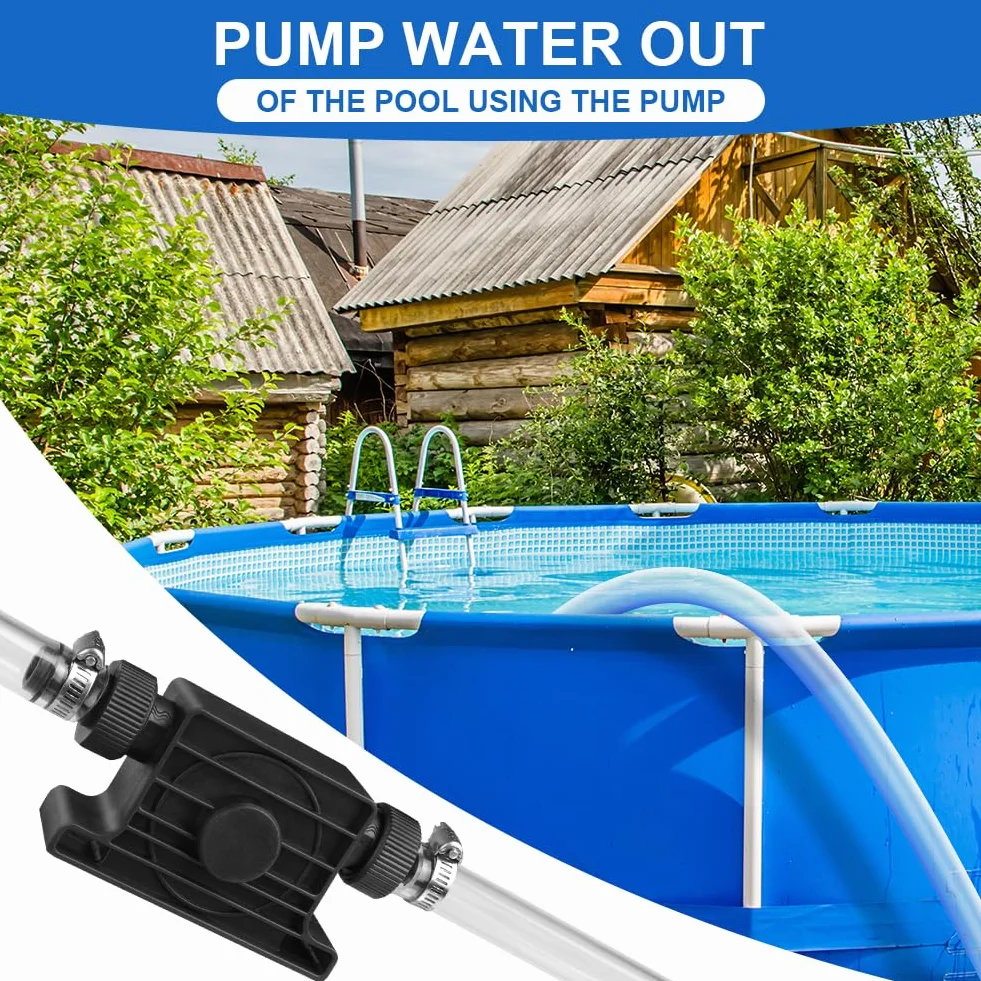 Flintronic Bohrmaschinenpumpe, Wasserpumpe, 900 L/H Selbstansaugende Transferpumpe, Akkuschrauber Pumpe, mit 2m Schlauch aus, für Wasser Öl Kraftstoffe Dieselmotoren FlüSsigwasser | Max 3500 U/min