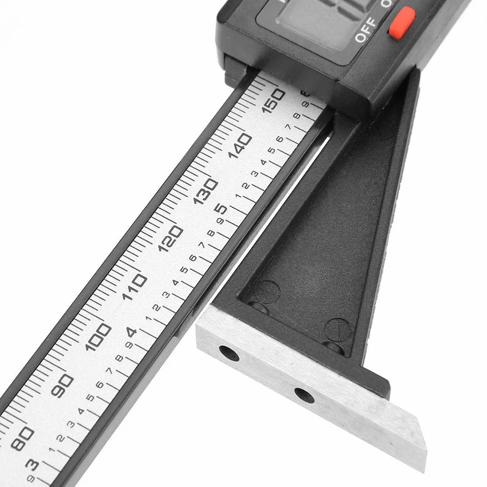 Zunate Digitales Höhenmessgerät, 0-150mm Magnetisch Präzisions Digitales Vernier Height mit Magnetfuß und LCD Digitalbildschirm, Digitaler Höhenreißer Anreissgerät für die Holzbearbeitung