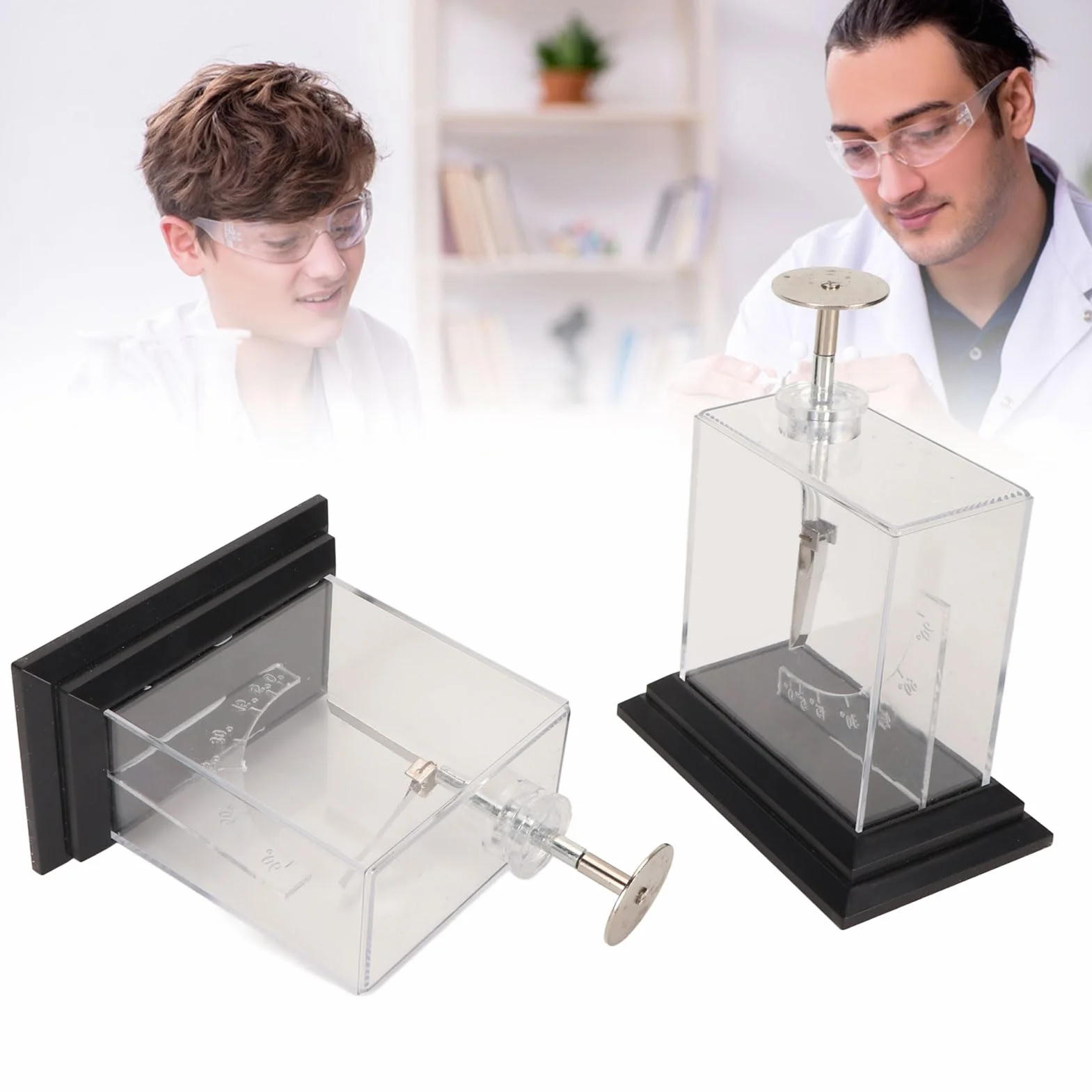 Aluminium Elektroskop Demonstrator , Hochempfindliches Physikalisches Elektrometer , Leicht und Kompakt für den Bildungsbereich