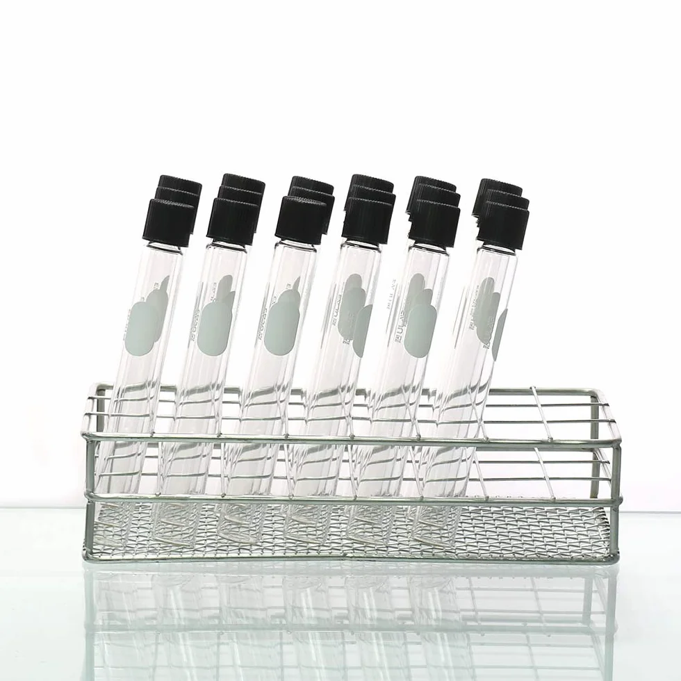 ULAB Scientific Reagenzglas-Gestell, Edelstahl, Aluminium-Material UTR1010 1