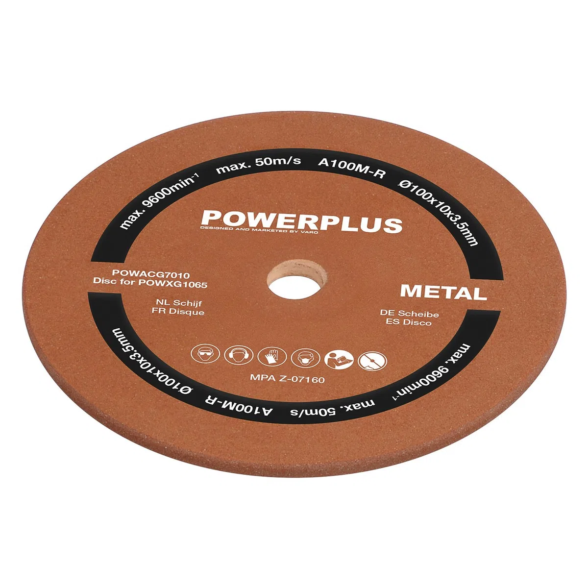 POWERPLUS POWACG7010 - Disco para afilador de cadenas
