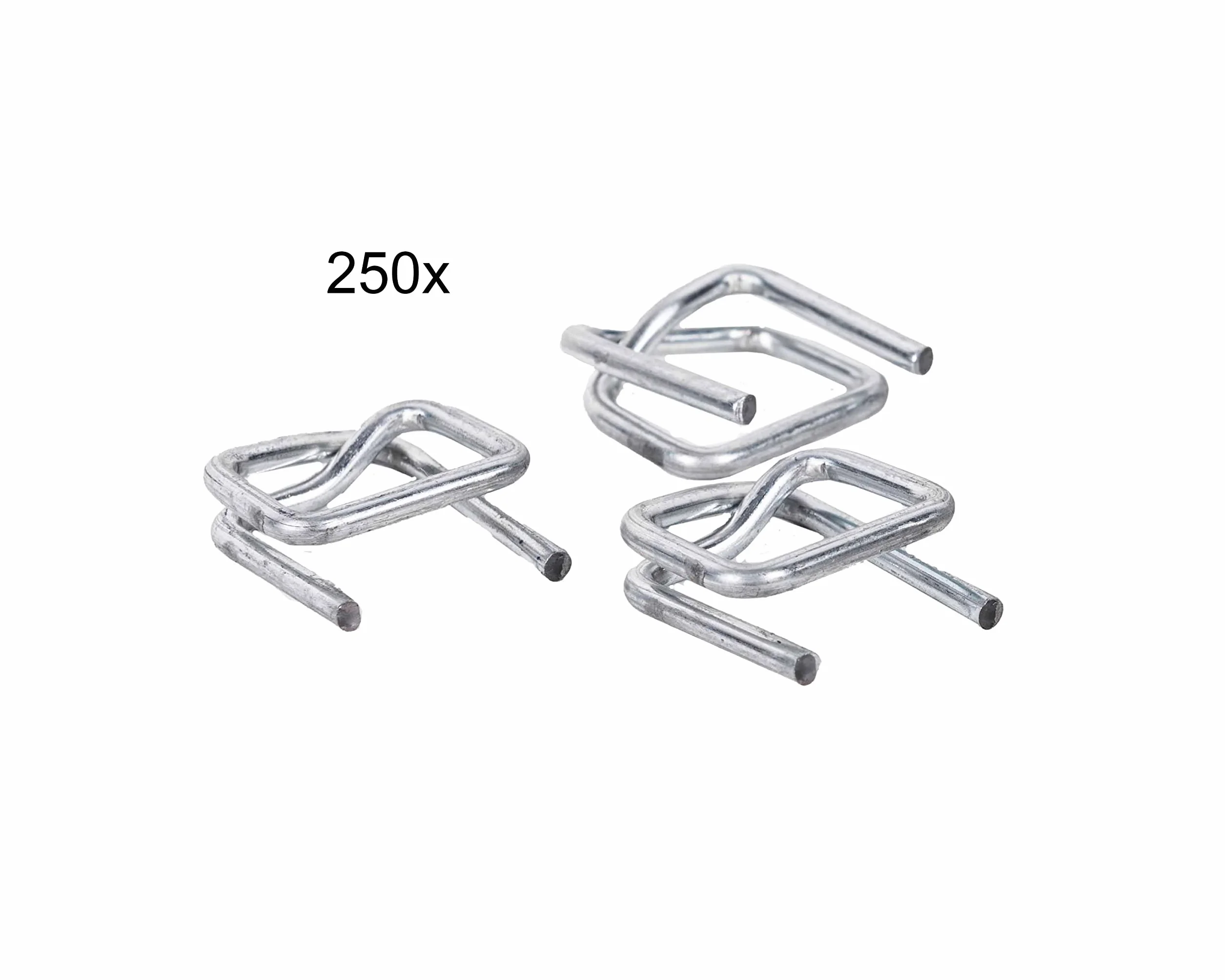 Schnallen/Klemmen 19 mm breid von Metall für Polyester Umreifungsband und Textilumreifungsband | CB6 | 19 mm | 250 Stück