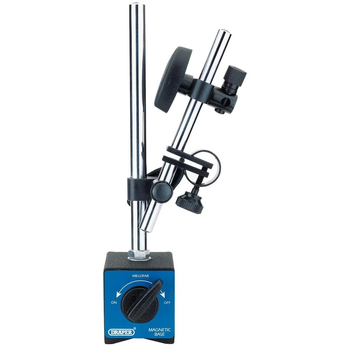 Draper Metrisches Messuhren -Set, 0,01 mm, technisches DTI -Messuhren-Set mit Messstift und Taster, magnetischem Ständer und Zubehör im Aufbewahrungskoffer