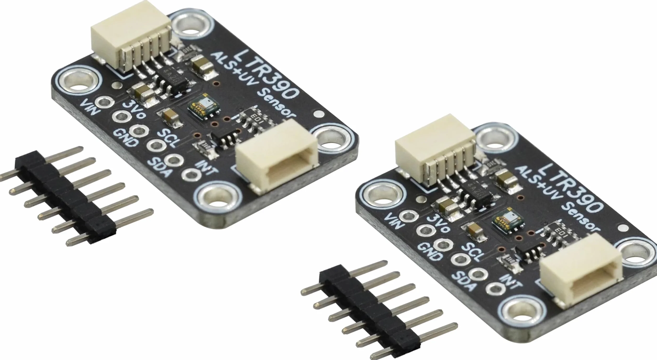 2 Stück Gravity LTR390 UV-Lichtsensor von 280 nm bis 430 nm, kompatibel mit I2C UART 3,3 V oder 5 V