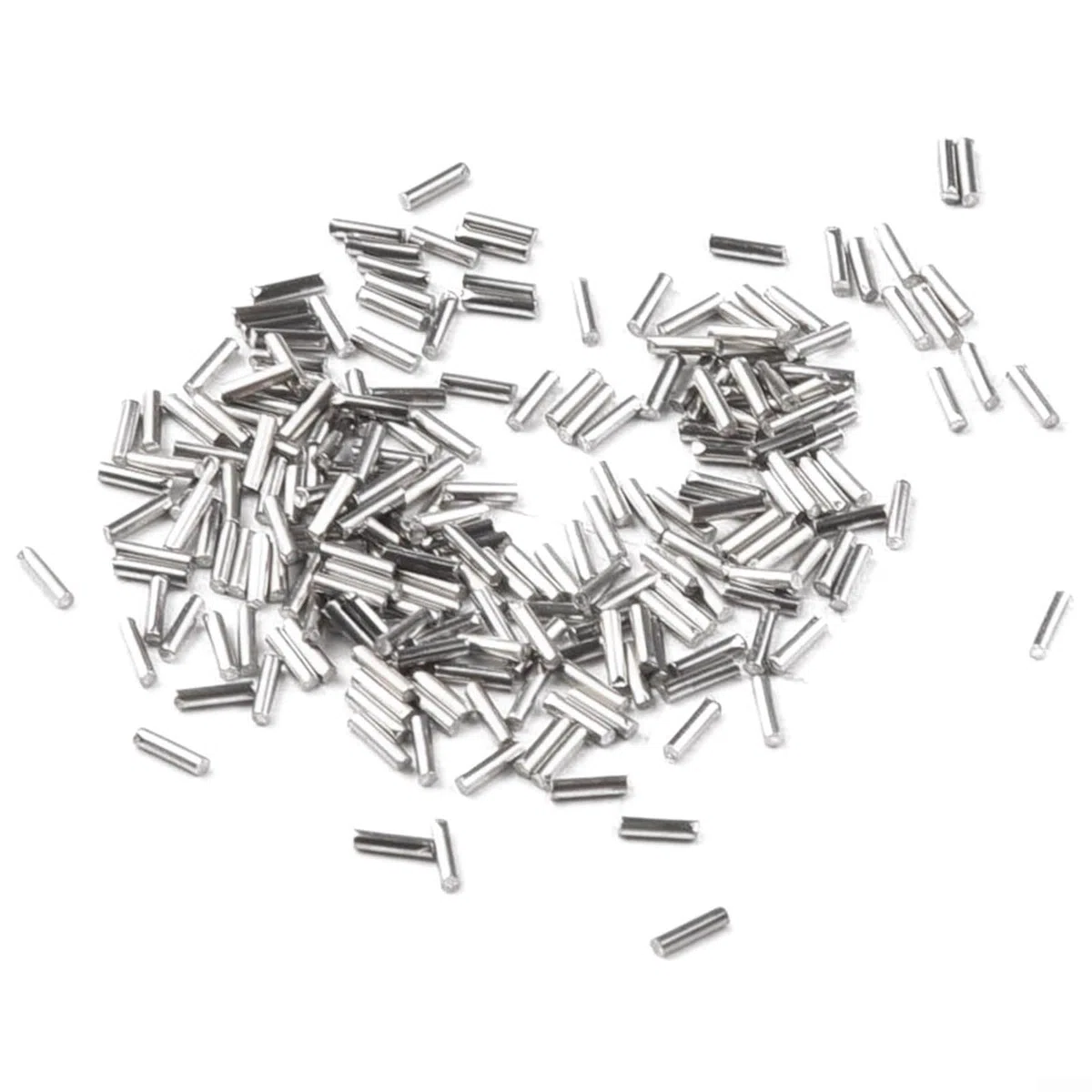 Importierte magnetische Stahlstifte, 1 kg Edelstahl, lange Lebensdauer, 1 kg für rotierende und magnetische Becher, Polierstifte Edelstahl-Endstifte für magnetische (1,2 × 5 mm)