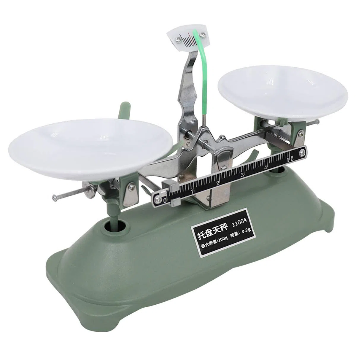 200g Mechanische Waage, Paletten Waage mit 5 g 10 g 20 g 50 g 100g Laborkalibriergewicht
