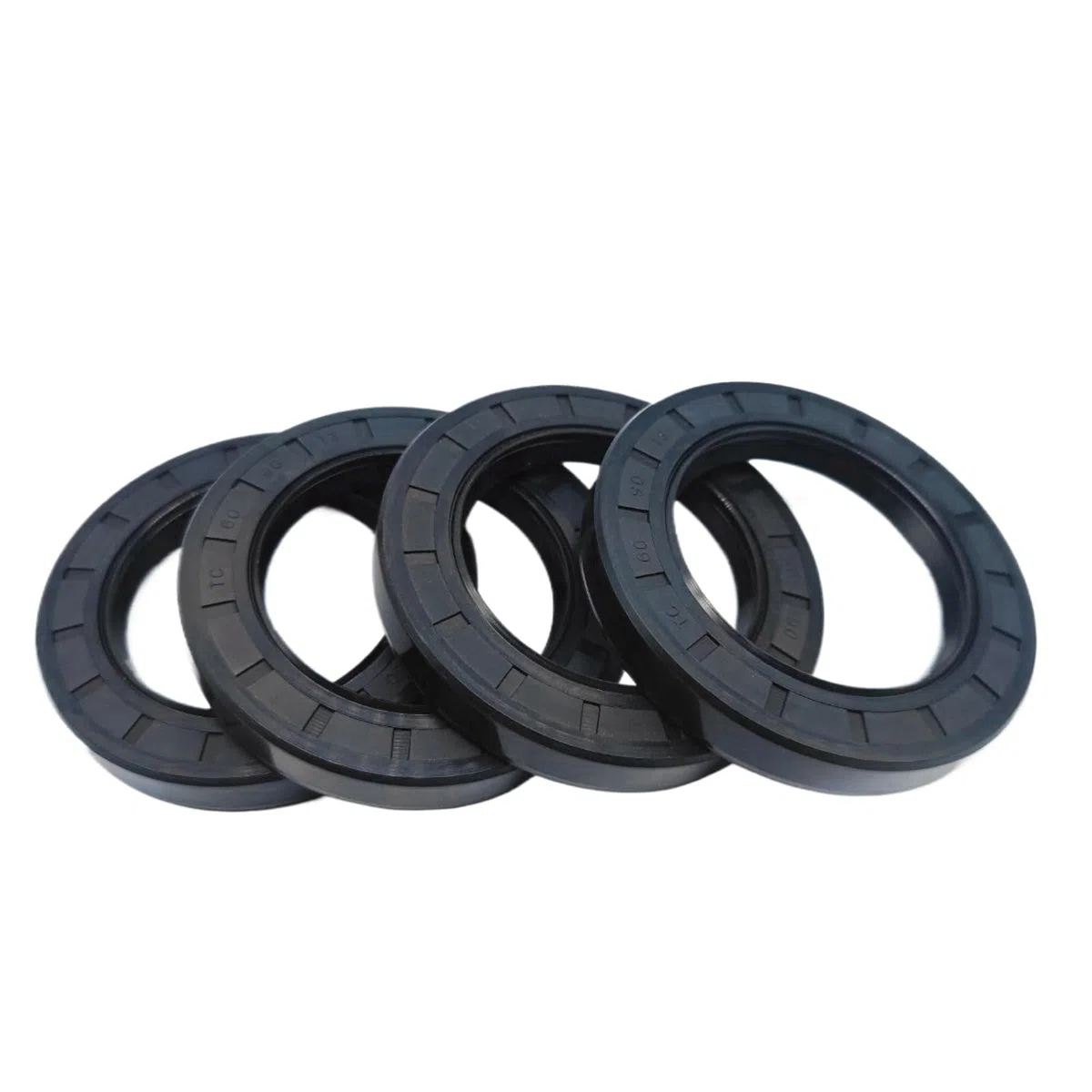 2 Stück Öldichtung 47mm x 84mm x 10mm, TC Öldichtung Doppellippe mit Feder, Schwarz