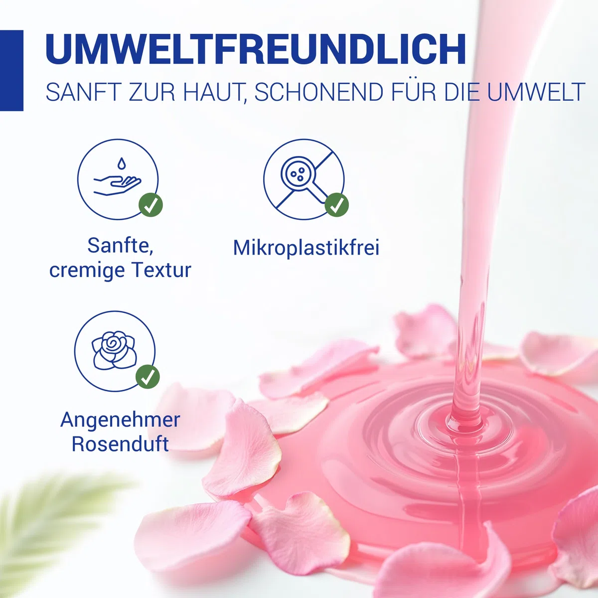 wolk Handseife Flüssig 10 Liter Rosé Kanister - Milde Seifencreme | Alkalifreie Handwaschseife mit Rosenduft, ideal als Flüssigseife Nachfüllpack für alle gängigen Seifenspender.