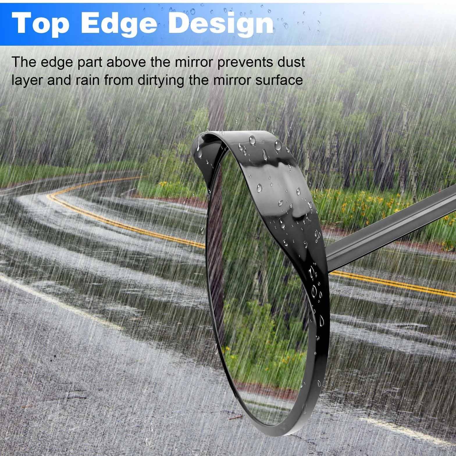 30cm Konvexspiegel Verkehrsspiegel Traffic Mirror Beobachtungsspiegel Sicherheitsspiegel für Einfahrten Lagerhallen Garagen mit 1x Halterung 4x Schrauben