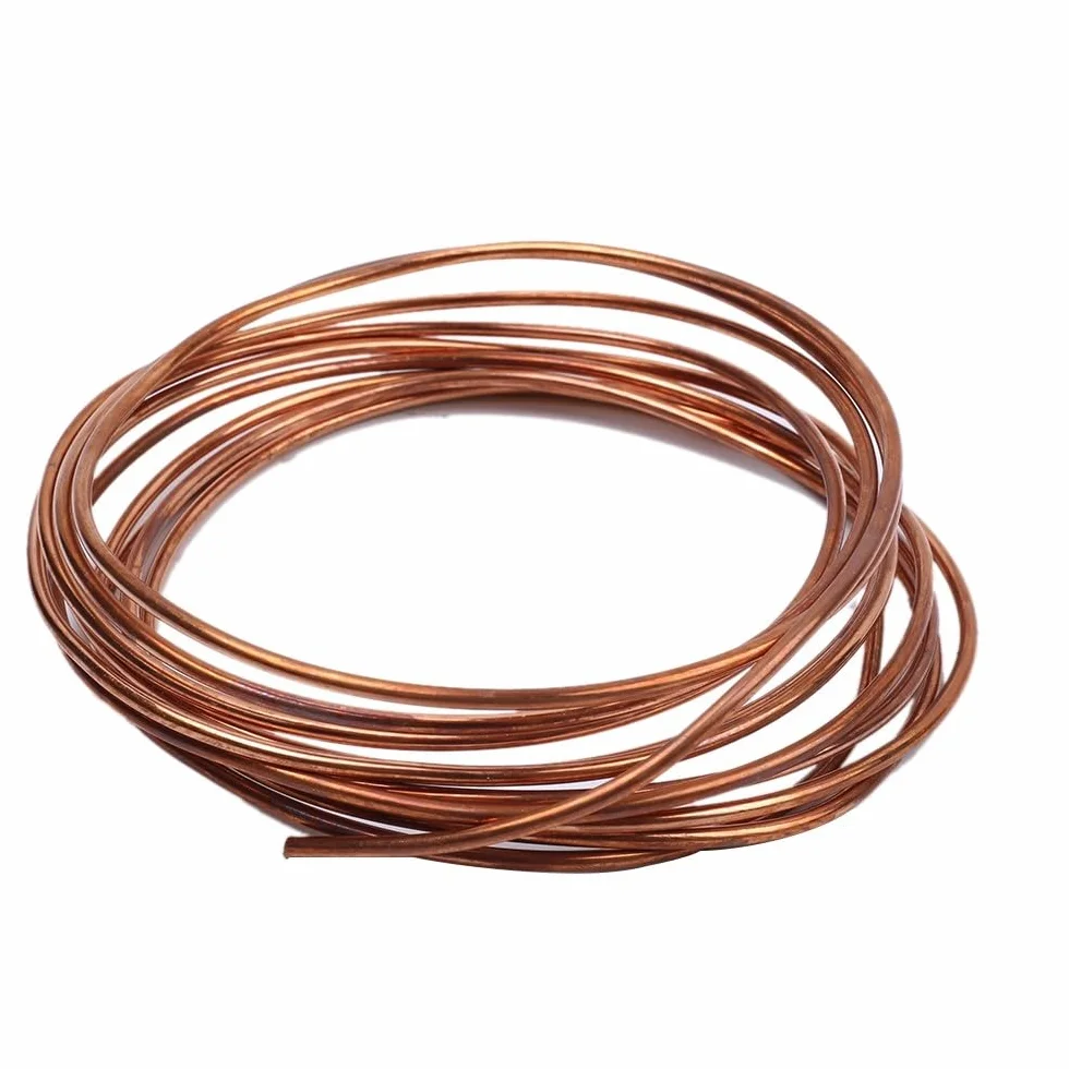 Kupferdraht, Blanker T2 Kupferdraht, ø 0,9mm-4mm, Reiner Basteldraht, Schmuckdraht, Coil Wickeldraht mit Gute Wärmeleitfähigkeit und Korrosionsbeständigkeit